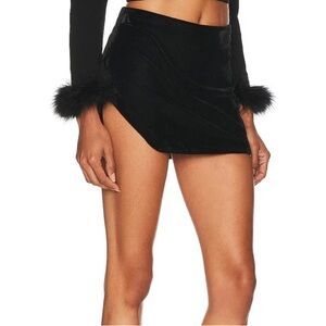 FREE PEOPLE ❤️‍🔥 VELVET MINI SKIRT NWT SIZE 4